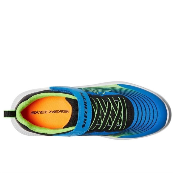Skechers Kids Blue and Green Athletic Shoes - Picture 4 of 6